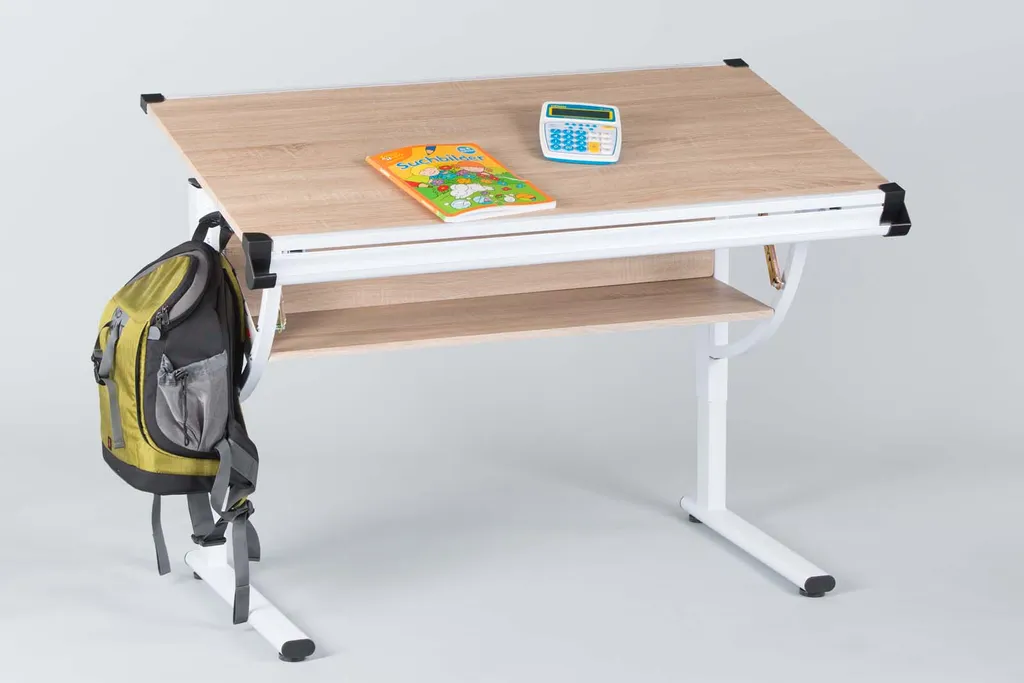 Schreibtisch "Stendal I" Sonoma/weiss 2 Schreibtisch "Stendal I" Sonoma/weiss – Bild 2