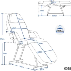 Barberpub Kosmetikliege Therapieliege Massageliege Tattooliege Kosmetikstuhl 0015 -VIDAXL || HOMCOM Verkäufe fc53ada9c77cb72b7916f3a558aeb017