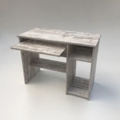 Möbel SD Computertisch Peter Mit Tastaturauszug 100x50x76cm Canyon White Pine