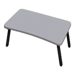 Laptoptisch Holbæk Fürs Bett Klappbar Transportierbar Betttisch 24 X 59 X 35 Cm Notebooktisch Frühstückstablett Grau