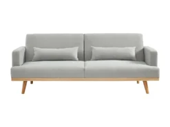 Schlafsofa Klappsofa 3-Sitzer - Stoff - Hellgrau - ESME -VIDAXL || HOMCOM Verkäufe fedffcf8e24f7ec8cd08e3abd05afc94